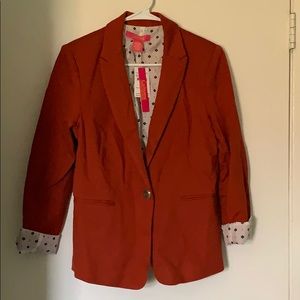 NWT Burnt Orange Blazer
